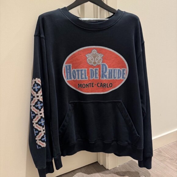 "Hotel De Rhude" - Rhude Crewneck